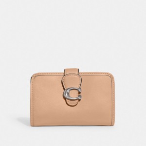 Coach Tabby Medium Wallet Argento | COH865538