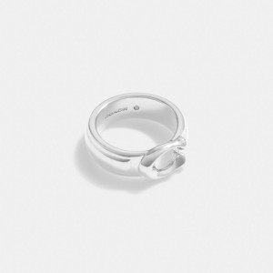 Coach Tabby Ring Argento | COH866149