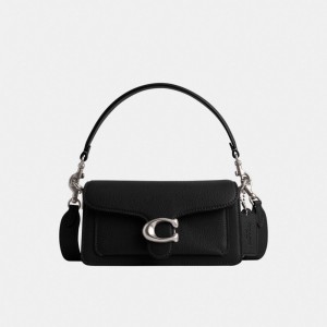 Coach Tabby Shoulder Bag 20 Argento Nere | COH865211