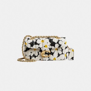 Coach Tabby Shoulder Bag 20 With Quilting And Floral Print Colorate | COH864865