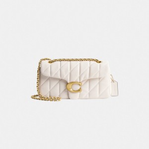 Coach Tabby Shoulder Bag 26 With Quilting Bianche | COH864799