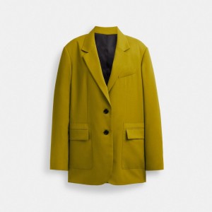 Coach Tailored Blazer Verdi | COH865935