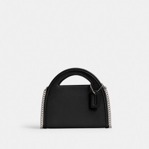 Coach Top Handle Card Case Argento Nere | COH865550