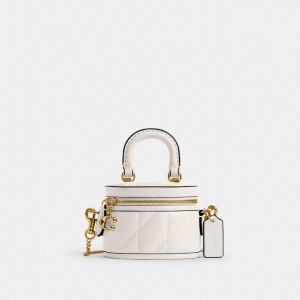Coach Trail Crossbody Bag 12 With Pillow Quilting Bianche | COH865342
