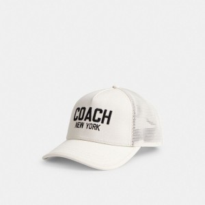 Coach Trucker Hat Bianche | COH867035