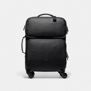 Coach Wheeled Carry On In Signature Canvas Grigie | COH866650